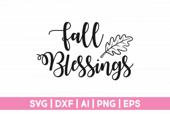 Fall Blessings Graphic for Local Business Branding