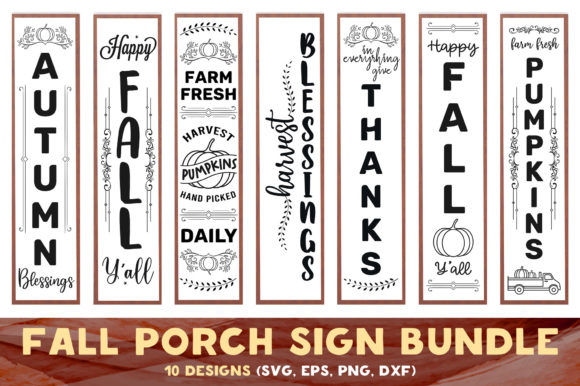Fall Porch Vertical Sign Bundle Review