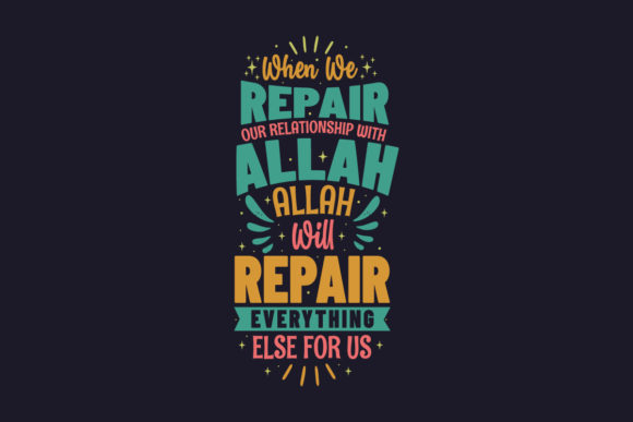Islamic, when We Repair – A Graphic Design Asset for Local Business Branding