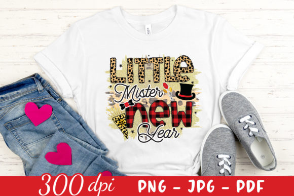 Little Mister New Year PNG for Crafts and Graphics