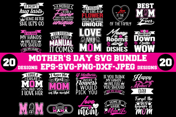 Mother's Day Graphics for Crafts and Creative Projects