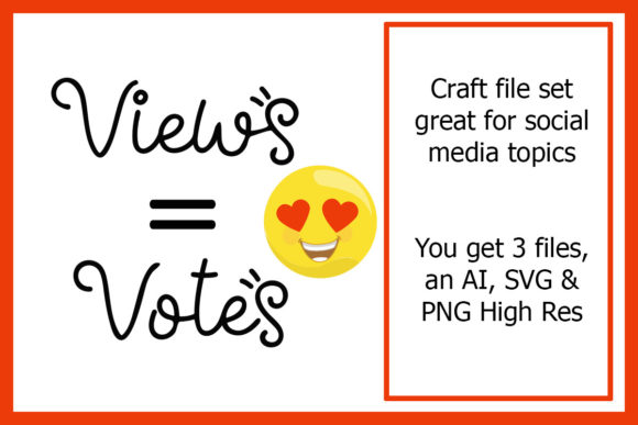 Views Equal Votes Craft File Graphics for Creative Projects