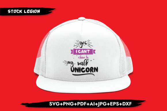Yes I Can't I Have to Walk My Unicorn Embroidery Design Review
